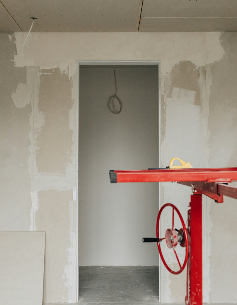 Neue Innenwandinstallation